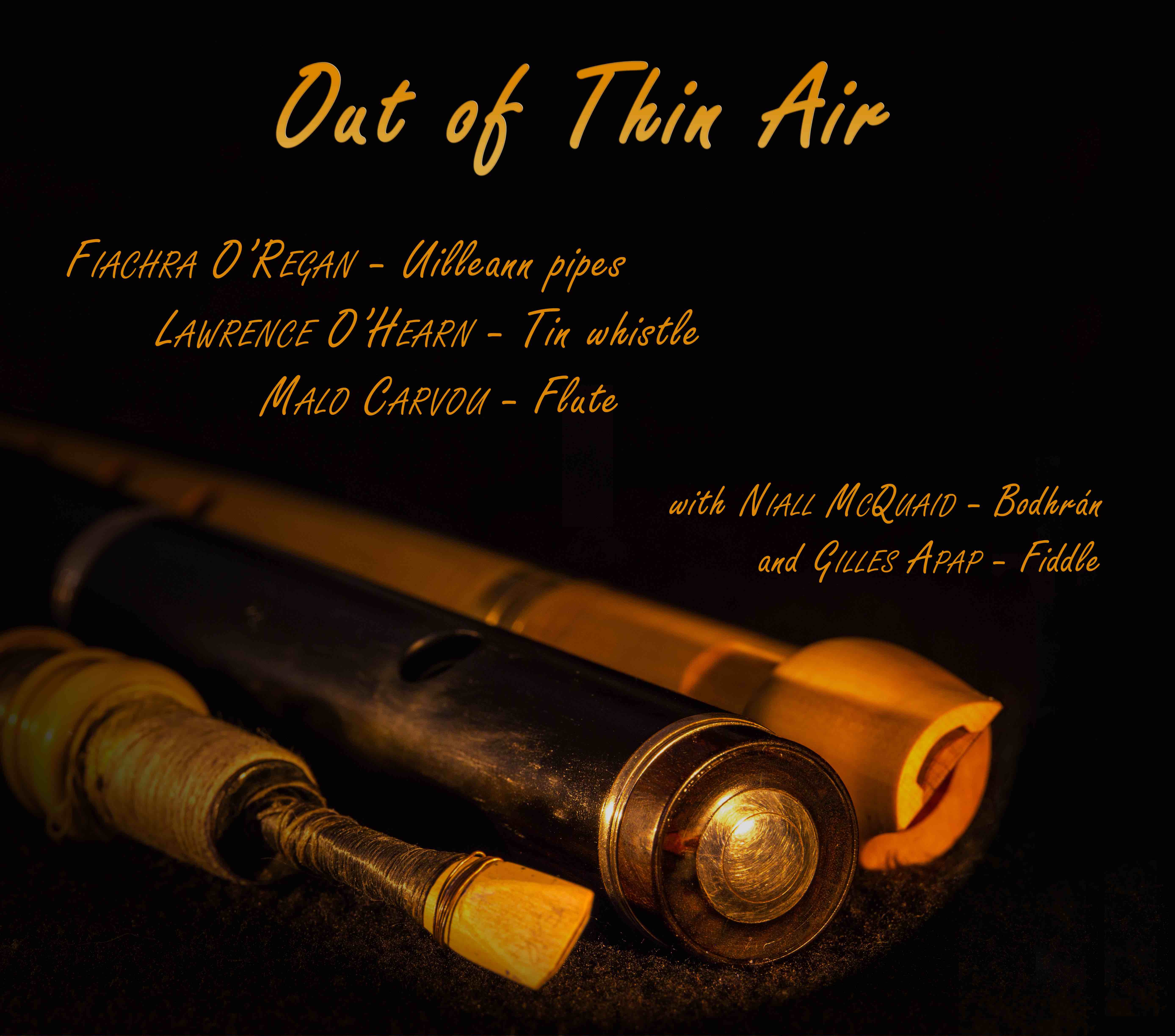 disque musique irlandaise
irish music with
malo carvou, fiachra o'regan, lawrence o'learn, gilles apap, Niall McQuaid